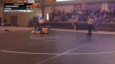 150 lbs Quarterfinal - Blake Edwards, Thunder Basin High School vs JD Davis, Cheyenne East