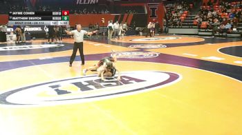 2A 113 lbs Cons. Round 1 - Jayme Cohen, Deerfield (H.S.) vs Matthew Deutch, Waterloo (H.S.)