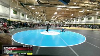 100 lbs Cons. Round 2 - Charles Aldana, Madison vs Kye Knaff, Shepherd Wrestling Club