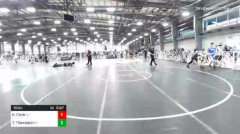 160 lbs Consolation - Kayden Clark, PA vs Talen Thompson, GA