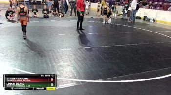 77 lbs Semifinal - Linkin Beard, Bear Cave Wrestling Club vs Strider Diggins, Top Notch Wrestling Club