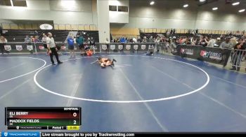 98 lbs Semifinal - Maddox Fields, OK vs Eli Berry, OK