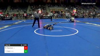 61 lbs Prelims - Max Spencer, Jr. Titans WC vs Tracen Frain, Power House WC