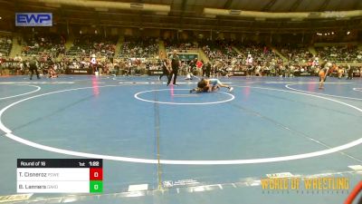 61 lbs Round Of 16 - Thomas Cisneroz, Powerhouse Comanche OK vs Brooks Lanners, Dakota Boyz Wrestling Club