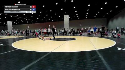 78 lbs Cons. Semis - Peyton Marsh, TX vs Hunter Hamilton, KS