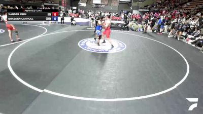 285 lbs Xander Firm, IEWA - Inland Empire Wrestling Association vs Braeden Carroll, CMWA - Coastal Mountain Wrestling Association