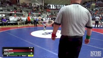 4A 126 lbs Semifinal - Jake Mayo, Gravette vs Alex Zulpo, Perryville