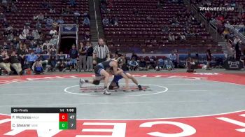 138 lbs Quarterfinal - Foster Nicholas, Nazareth Area Hs vs Chanz Shearer, Seneca Valley Hs