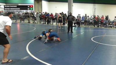 105 lbs Quarterfinal - Elijah Pagonis, OK vs Mateo Montanaro, MA