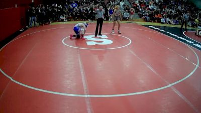 122 lbs Champ. Round 1 - Brinley Dinzeo, Penn Trafford vs Nathaniel Brown, United