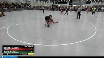 138 lbs Cons. Round 8 - Quinten Cassiday, Michigan vs Elijah Blewitt, Sebolt Wrestling Academy