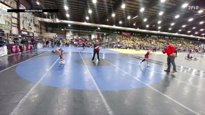 90 lbs Cons. Round 5 - Abrahm Huber, MATPAC Wrestling vs Brayden Rodgers, Eastside United