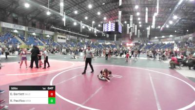 58 lbs Semifinal - George Bartlett, Bald Eagle WC vs Rocco Pacifico, Arvada West