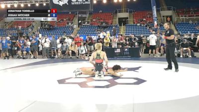126 lbs Cons. Rd Of 64 - Jonathan Toriello, Connecticut vs Josiah Witcher, Alaska