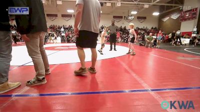 58 lbs Quarterfinal - Colton Tecumseh, Mojo Grappling Academy vs Wyatt Goodson, NORTH DESOTO WRESTLING ACADEMY