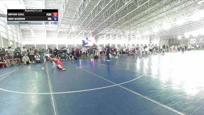 146-149 lbs Round 1 - Bryan Coll, Park City Wrestling Club vs Ben Basden, Aviator Wrestling Academy