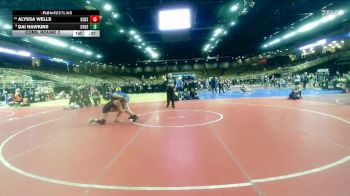 140 lbs Cons. Round 2 - Alyssa Wells, New Smyrna Beach Sr H S vs Dai Hawkins, Charlotte Hs