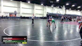 132 lbs Round 5 (6 Team) - Logan Essing, Team STL Red vs Brady Creps, Foxfire Wrestling Club RED