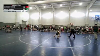 51 lbs Cons. Round 2 - McKay Miller, Shootbox Wrestling Club vs Jameson Evans, Roosevelt