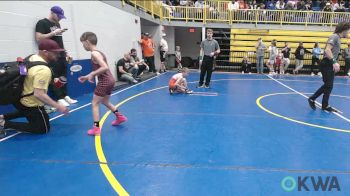 58 lbs Quarterfinal - Easton Klinglesmith, Perry Wrestling Academy vs Porter Flanery, Cowboy Wrestling Club
