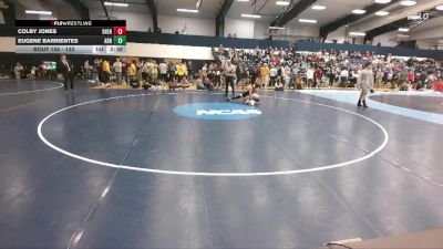 133 lbs Cons. Round 1 - Eugene Barrientes, Adrian vs Colby Jones, Shenandoah