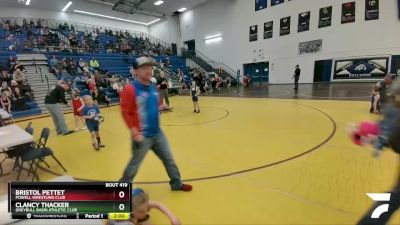 60-67 lbs Round 2 - Bristol Pettet, Powell Wrestling Club vs Clancy Thacker, Greybull Basin Athletic Club