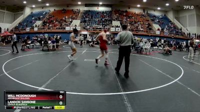 132 lbs Quarterfinal - Will McDonough, Archbishop Spalding vs Landon Sansone, Loyola-Blakefield