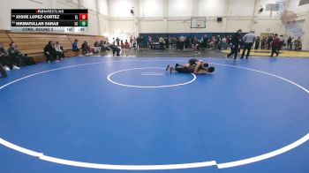 136 lbs Cons. Round 2 - Josue Lopez-cortez, San Leandro vs Hikmatullah Saraji, Laguna Creek
