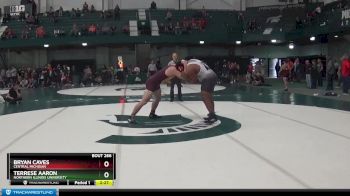 285 lbs Cons. Round 4 - Bryan Caves, Central Michigan vs Terrese Aaron, Northern Illinois University