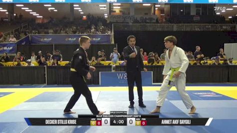 Decker Stills Krise vs Ahmet Akif Saygili 2026 Pan Kids Jiu-Jitsu IBJJF Championship