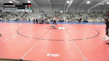 85 lbs Rr Rnd 3 - Lyons Holmes, Revival Blue vs MAXIMUS MILETTE, Reaper Wrestling Club