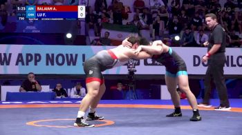 79 kg 1/2 Final - Arsen Balaian, Individual Neutral Athletes vs Feng Lu, China