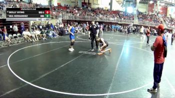 120 lbs Champ. Round 1 - Mia Hernandez, MWC Wrestling Academy vs Molly Hying, Waverly Wrestling Club - Girls