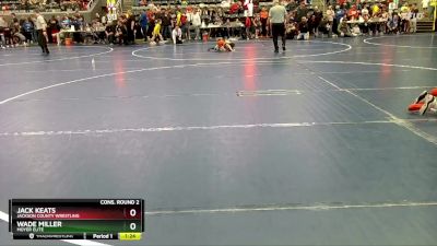 85 lbs Cons. Round 2 - Wade Miller, Moyer Elite vs Jack Keats, Jackson County Wrestling