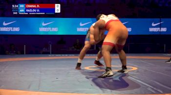 97 kg Final 3-5 - Deepak Chahal, India vs Uladzislau Kazlou, Individual Neutral Athletes