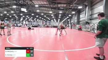 160 lbs Rr Rnd 3 - Spencer McCarty, Ohio Titan vs Evan Kinney, North Hunterdon