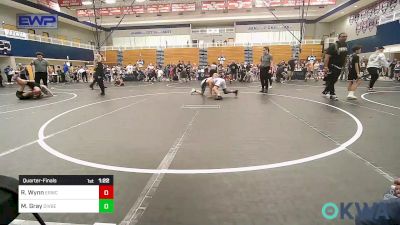 100 lbs Quarterfinal - Romeo Wynn, El Reno Wrestling Club vs Maximus Gray, Division Bell Wrestling