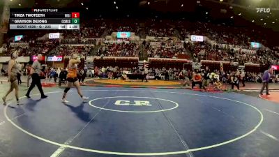 G - 235 lbs Semifinal - Tirza TwoTeeth, Ronan Girls vs Grayson DeJong, Custer Co. (Miles City) Girls