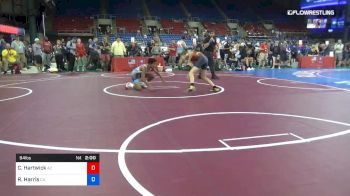 94 lbs Cons 32 #2 - Chase Hartwick, Arizona vs Ray Ray Harris, California