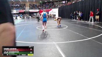 120G Quarterfinal - Tahira Akaran, Mt. Edgecumbe High School vs Lillie Vansiegman, Palmer High School