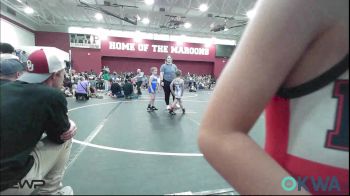 55 lbs Consolation - Kryton Fechner, Cushing vs Arthur Brashears, Piedmont