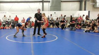 50 lbs Rr Rnd 4 - Alexa Thomas, Badger Girls Elite - W vs Isabella Thiel, Lady Warriors United - W