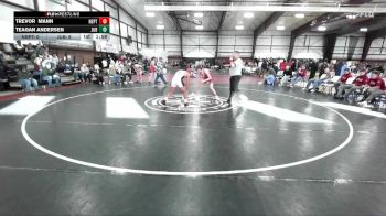 150 lbs Round 3 (8 Team) - Trevor Mann, North Sanpete vs Teagan Andersen, Juab B