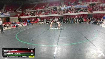 157 lbs 2nd Wrestleback And Semi-finals(16 Team) - Johnmikal Aguilar, Azle vs Mercer Ashley, Melissa