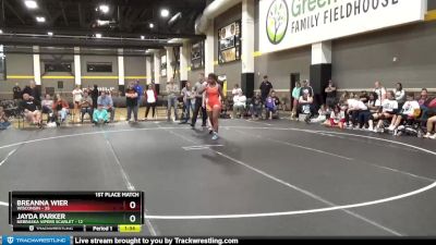 155 lbs Placement (4 Team) - Jayda Parker, Nebraska Vipers Scarlet vs Breanna Wier, Wisconsin
