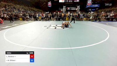 100 lbs Rnd Of 64 - Luca Butera, PA vs Aedan Dillow, IL