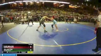 1A 152 lbs 5th Place Match - Dylan Fox, Jensen Beach vs Luis Bellon, Somerset Academy