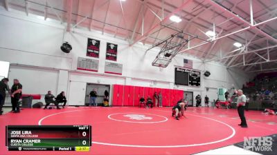 157 lbs Cons. Round 2 - Ryan Cramer, Cuesta College vs Jose Lira, Santa Ana College