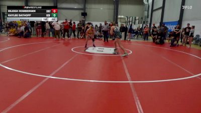 125 lbs Final - Rileigh Romberger, Smithsburg vs Kaylee Dayhoff, New Bloomfield