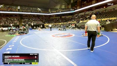 150 Class 1 lbs Champ. Round 1 - Justice Vickers, Adrian vs Dorrian Armstrong, STEAM Academy At McCluer South-Berkeley